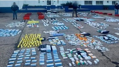 Secuestraron medicamentos que se vendían en una feria  