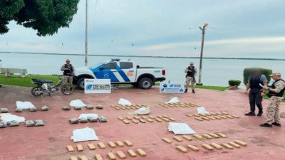 Incautaron casi 177 kilos de marihuana junto al río Paraná, valuados en más de $675 millones