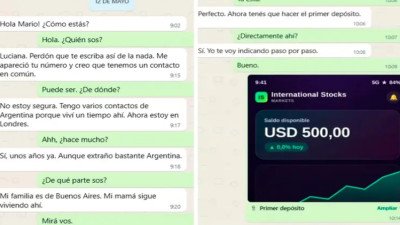 Estafa amorosa: jubilado fue estafado en 160.000 dólares por una novia virtual
